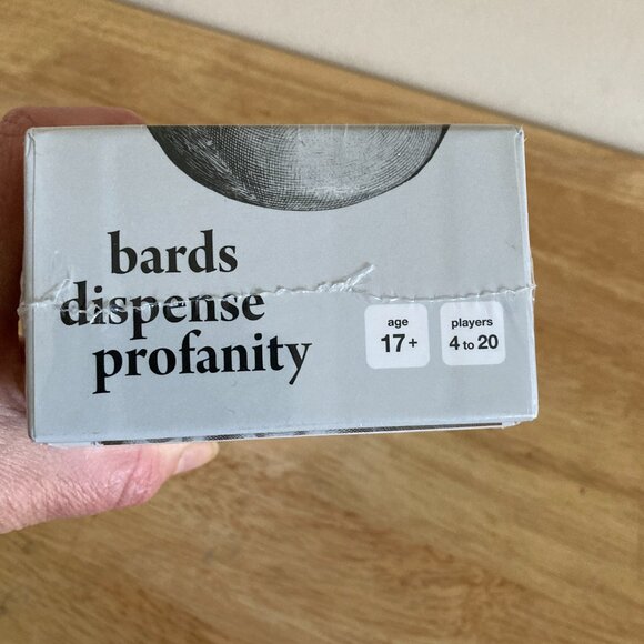 Bards Dispense Profanity NEW SEALED Party Game Based on William Shakespeare - Picture 5 of 6